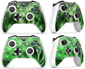 gng 2 x weed compatible with xbox one s controller skins full wrap vinyl sticker