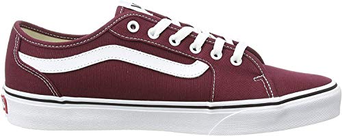 Vans Men's Filmore Decon Platform Shoes, Red Canvas Port Royale White 8j7, 43