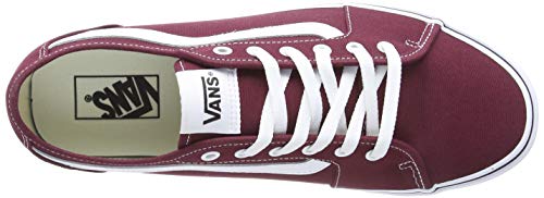 Vans Men's Filmore Decon Platform Shoes, Red Canvas Port Royale White 8j7, 43