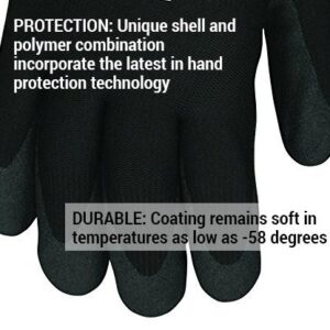 MCR Safety Memphis N9690S Black Unisex Protective Gloves, Size Small (Pack of 2)