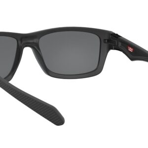 Oakley Men's OO9135 Jupiter Squared Rectangular Sunglasses, Matte Black USA Flag W/Prizm Black, 56 mm