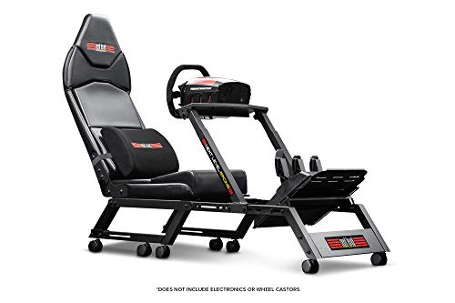 Next Level Racing F-GT Racing Simulator Cockpit. Formula and GT racing simulator cockpit compatible with Thrustmaster, Fanatec, Moza Racing on PC, Xbox and PS