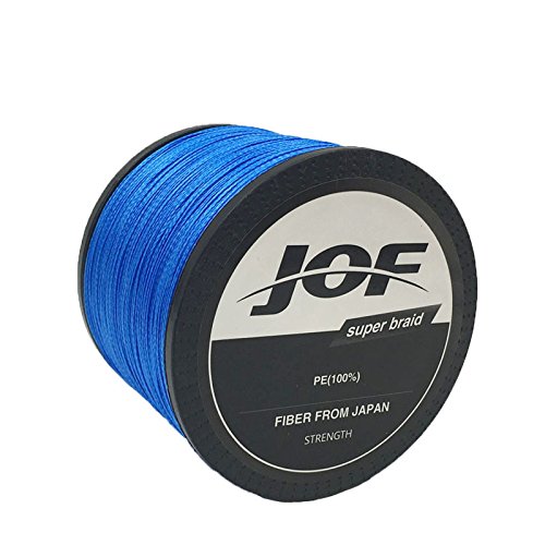 Ochoos 1000M PE Braided 4 Strands 12-70 LB High Sensibility Super Strong Fishing Line Sea Fishing - (Size: 6.0, Color: Green) - Fishing Line