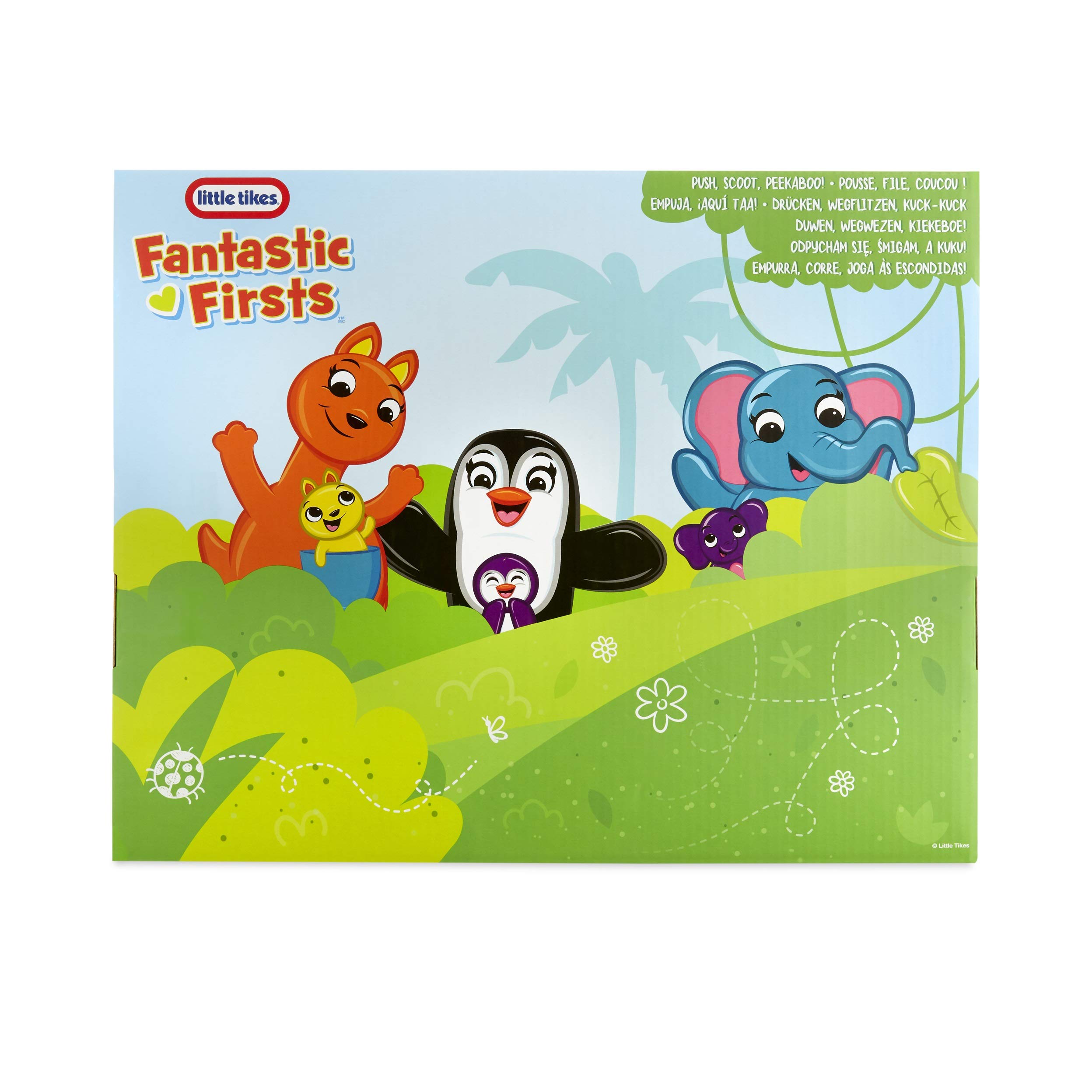 Little Tikes Fantastic Firsts Peeky Pals Elephant Press & Spin, Multicolor (648830E7C)