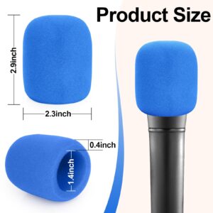 ChromLives Colorful Microphone Cover Microphone Windscreen Foam Cover Top Grade 8 Pack