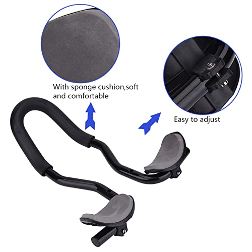 Bike Rest Handlebar TOPINCN Stable Aluminum Alloy with Sponge Cushion for MTB Road Top Home Cycling for Mountain