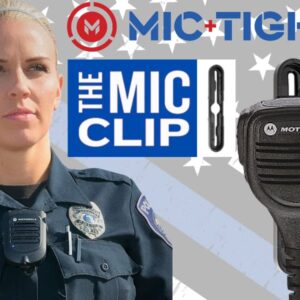 The Mic Clip - Best Police Radio Mic Clip by Mic+Tight