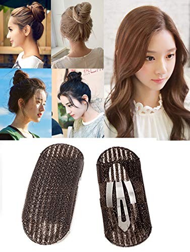 3 Pairs Back Bump It Up Hair Clip Do Beehive Hair Styler Charming Fringe Hairpin Volume Inserts Hair Accessories Tool(Thin Breathable)