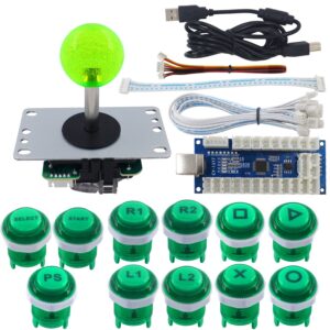 sj@jx arcade game led diy kit arcade joystick zero delay ps3 usb encoder ps5 controller arcade led button mechanical keyboard switch