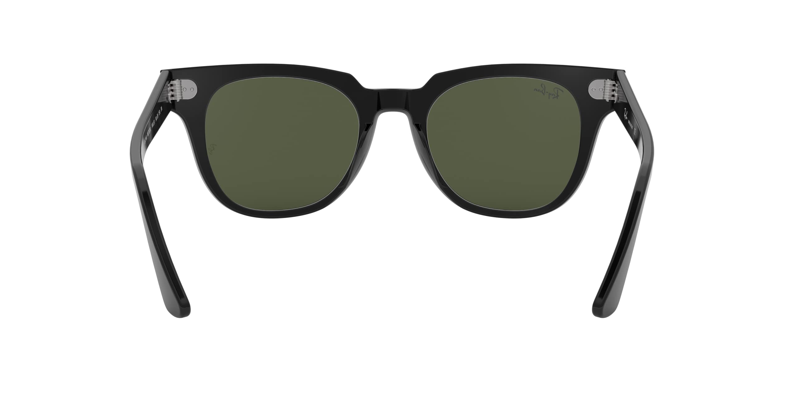 Ray-Ban RB2168 Meteor Square Sunglasses, Black/G-15 Green, 50 mm