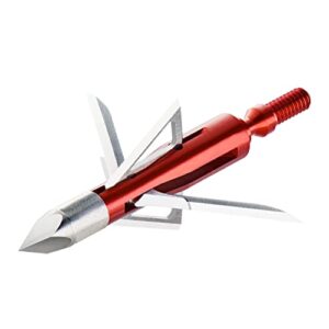 BLOODSPORT Nitefall Hunting Rear-Deploying Hybrid Mechanical Broadhead for Compound Bows and Crossbows - 100 Grains | 2" Cutting Diameter | 3 Pack