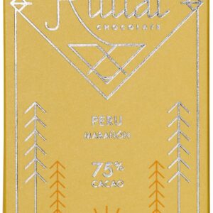 Ritual Dark Chocolate Bar, Peru 75% Cacao, Notes of Peanuts, Marshmallow & Apricot, 2.12 oz