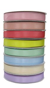 celebrate it- ribbon - value pack (set of 8) (plain & assorted color) 48yd