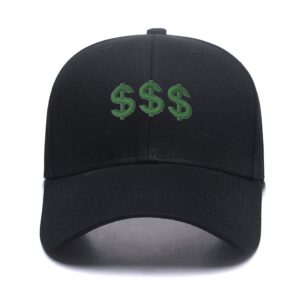 Custom Embroidered Hats Your Own Text Curved Bill Hip Hop Snapback Baseball Hats Black