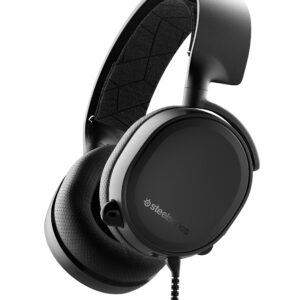 SteelSeries Arctis 3 - All-Platform Gaming Headset - for PC, PlayStation 5, Xbox One, Nintendo Switch - Black