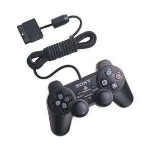 PlayStation 2 Dualshock Controller Black (Renewed)