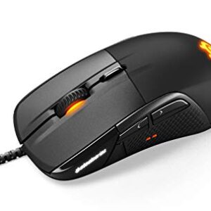 SteelSeries Rival 710 Gaming Mouse - 16,000 CPI TrueMove3 Optical Sensor - OLED Display - Tactile Alerts - RGB Lighting, Black