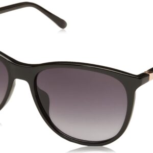 Fossil Women's Female Sunglass Style FOS 3082/S Cat Eye, Black, 56mm, 16mm