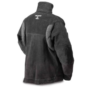 Miller Electric Flame-Resistant Jacket,Gray,Size M