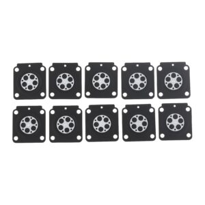 Hicello 10PCS Metering Diaphragm Replaces, Metering Diaphragm Assembly Replacement for Zama A015053, Small Engine Carburetor