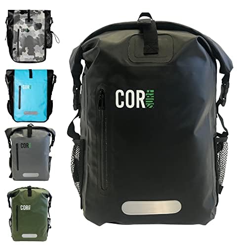 COR Surf Waterproof Backpack Dry Bag Backpack For Swimming, Boating Or Kayaking, Roll-top Design With Sonically Welded Seams And Padded Laptop Sleeve (40L, 21 x 15 x 18 Inches)