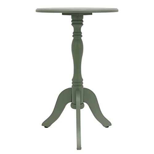 Decor Therapy Simplify Pedestal Accent Table, Olive Branch