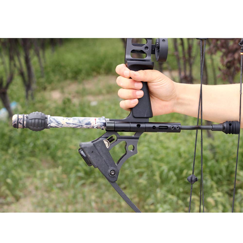 AMEYXGS String Stop Bracket String Decelerator Compound Bow Vibration Balance Stabilizer (Black)