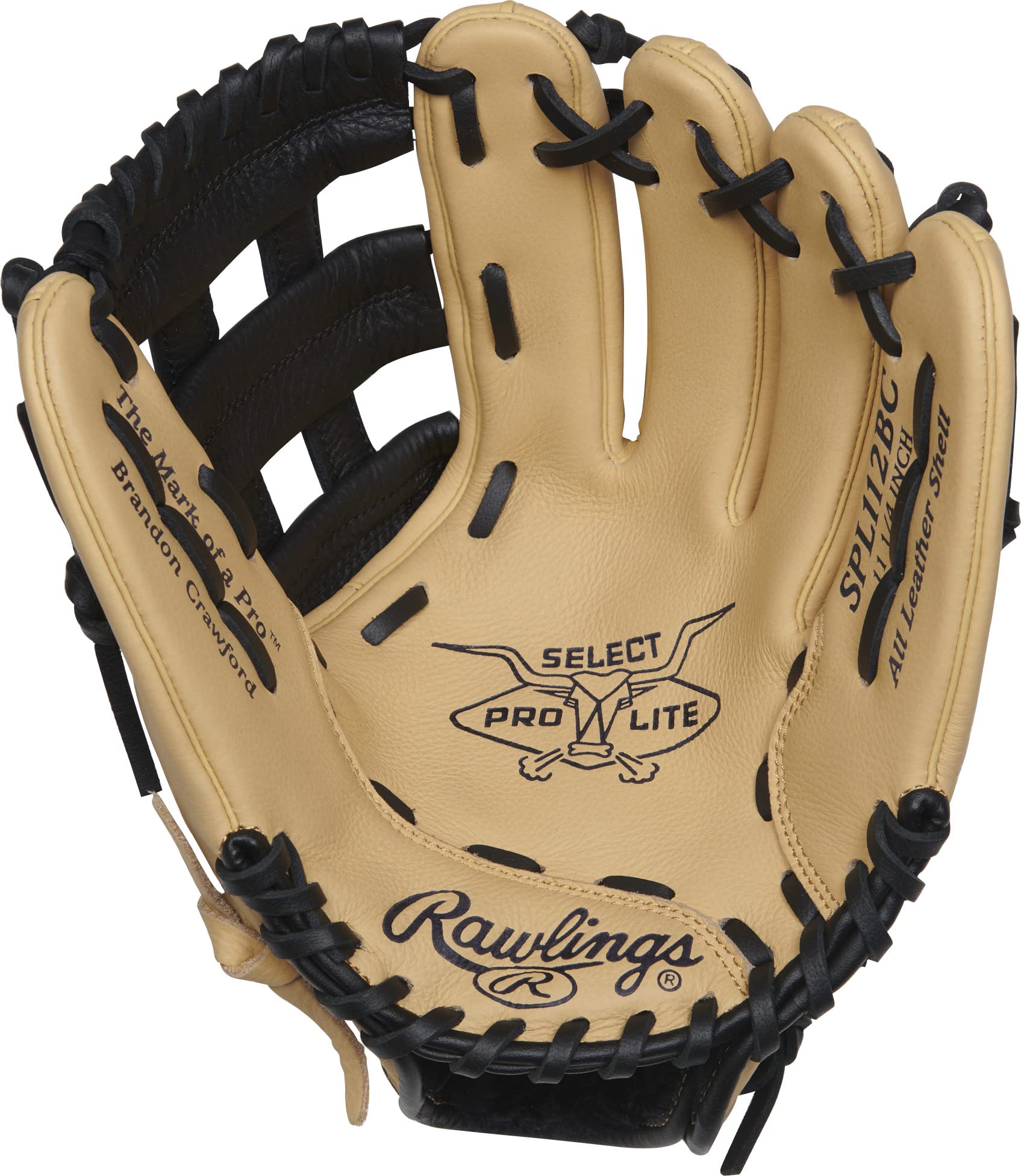 Rawlings | SELECT PRO LITE Youth Baseball Glove | Right Hand Throw | Brandon Crawford | 11.25"