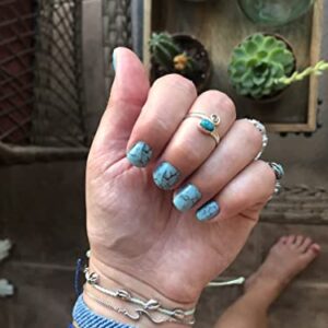 Tibetan Turquoise Stone Toe ring 925 Sterling Silver Girls Toe ring Midi Ring Women Body Jewellery Adjustable Toe Ring Handmade Toe ring gemstone toe rings