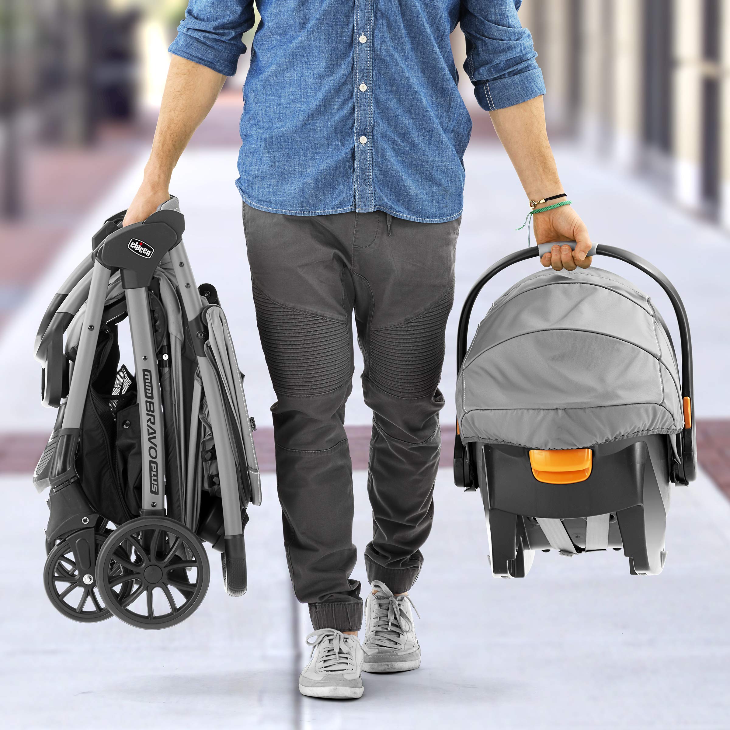 Chicco Mini Bravo Plus Travel System - Midnight | Navy