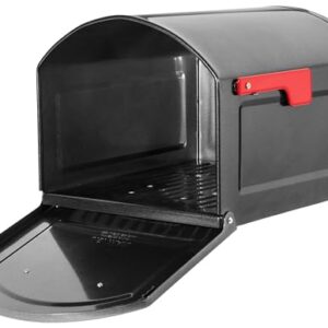 Architectural Mailboxes 950020P-10 Centennial Post Mount Mailbox, Extra Large, Pewter