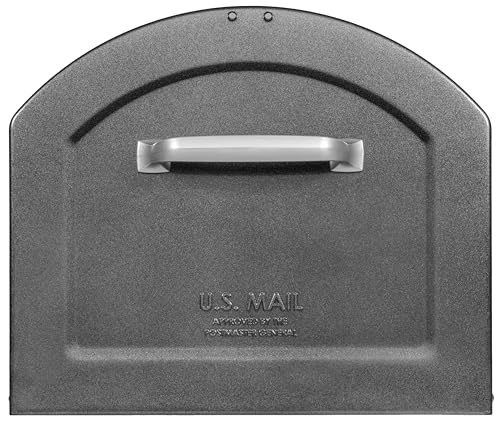 Architectural Mailboxes 950020P-10 Centennial Post Mount Mailbox, Extra Large, Pewter