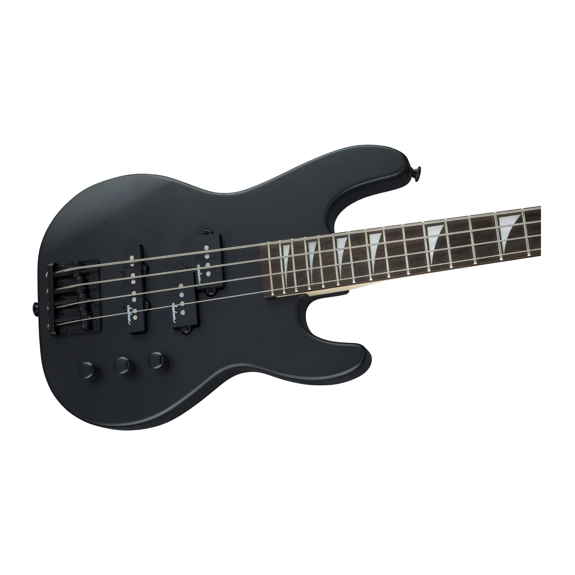 Jackson JS Series Concert Bass JS1X, Satin Black, Amaranth Fingerboard