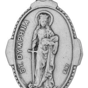 Venerare Traditional Catholic Saint Medal (Saint Dymphna)