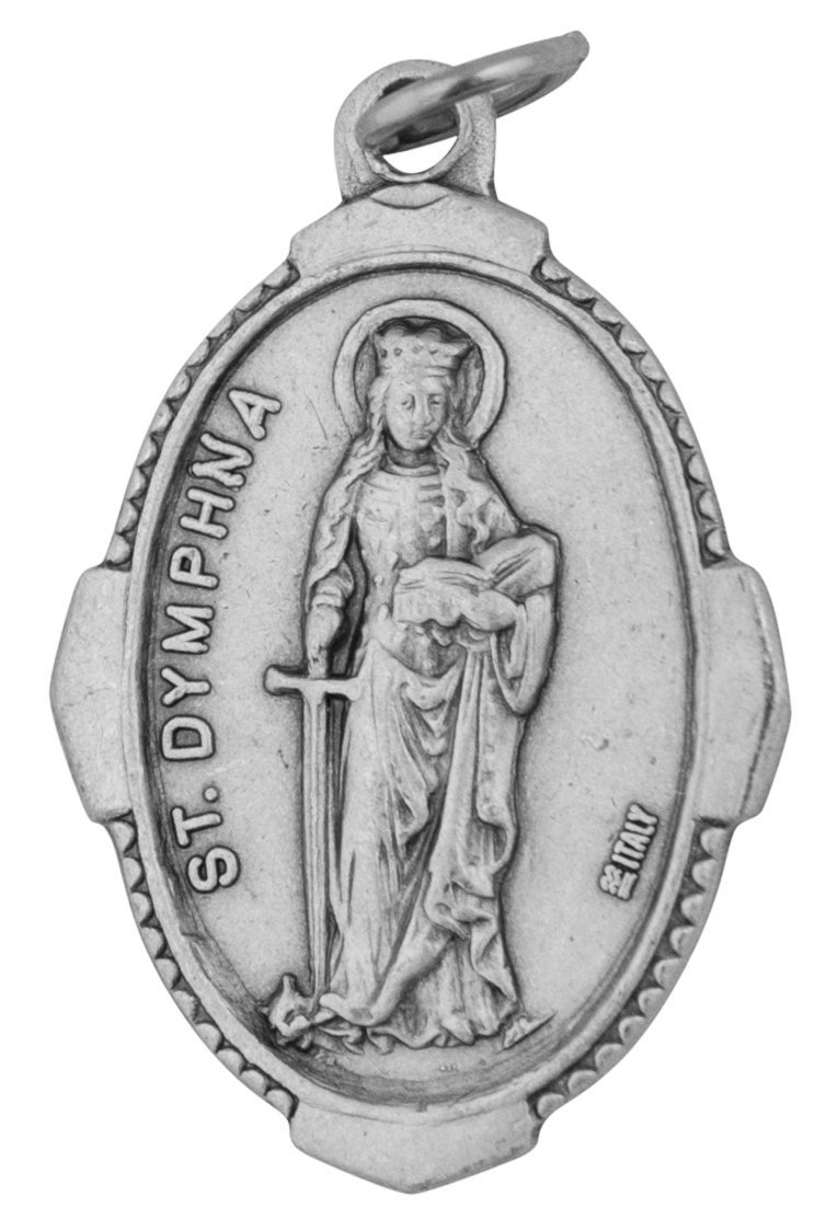 Venerare Traditional Catholic Saint Medal (Saint Dymphna)