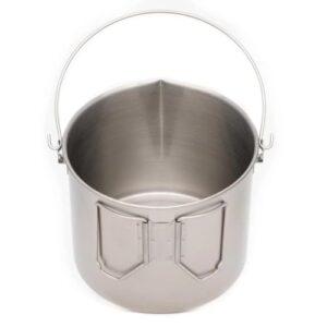 The Pathfinder School Stainless Steel Bush Pot and Lid Set (120 ounce)