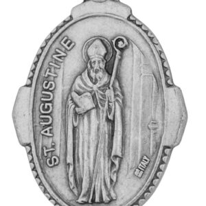 Venerare Traditional Catholic Saint Medal (Saint Augustine)