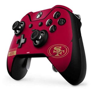 Skinit Decal Gaming Skin Compatible with Xbox One Elite Controller - Officially Licensed NFL San Francisco 49ers Red Performance Series Design