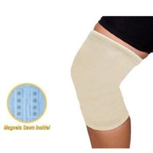 Felicity Daiwa Magnetic Knee Supporter Comfort and Firm Support for Weak Knees Arthritis Joint Pain Injury Recovery (Beige- LARGE)