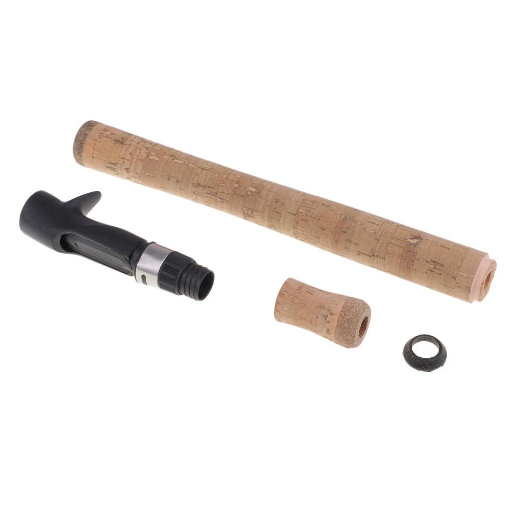 MagiDeal Unknown DIY Fishing Rod Building or Repair Composite Cork Handle Grip with Reel Seat, for