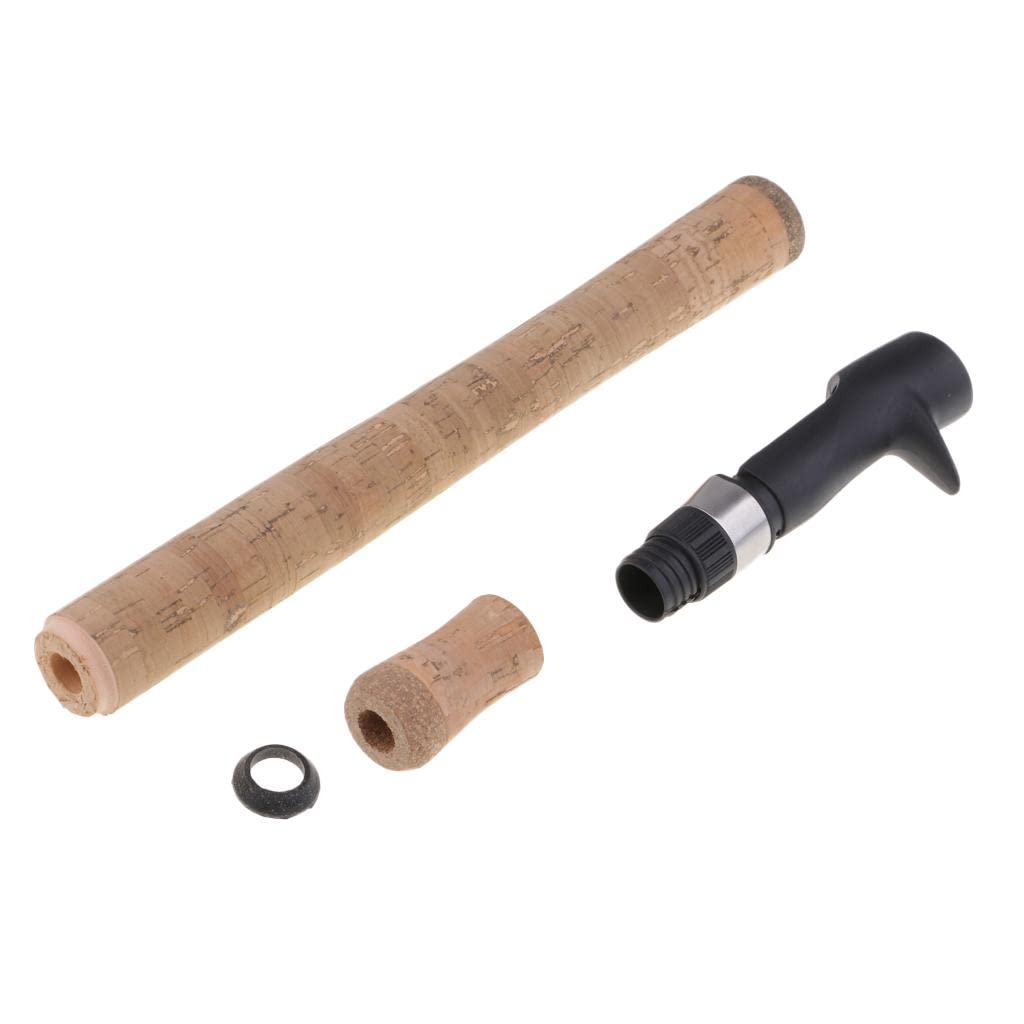 MagiDeal Unknown DIY Fishing Rod Building or Repair Composite Cork Handle Grip with Reel Seat, for