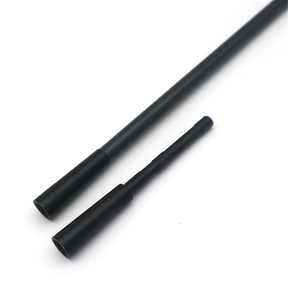 ZSHJGJR Archery Arrow Insert 4.2mm Arrow Connect Arrowhead Points Pipe for DIY Hunting Arrow Accessory 12 Pieces (Black)