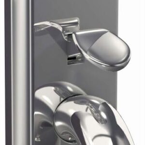 Schlage FCT58CAM716 Schlage FCT58-CAM Custom Camelot Keyed Entry Single Cylinder Half Plate Handleset - Exterior Only