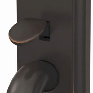 Schlage FCT58CAM716 Schlage FCT58-CAM Custom Camelot Keyed Entry Single Cylinder Half Plate Handleset - Exterior Only