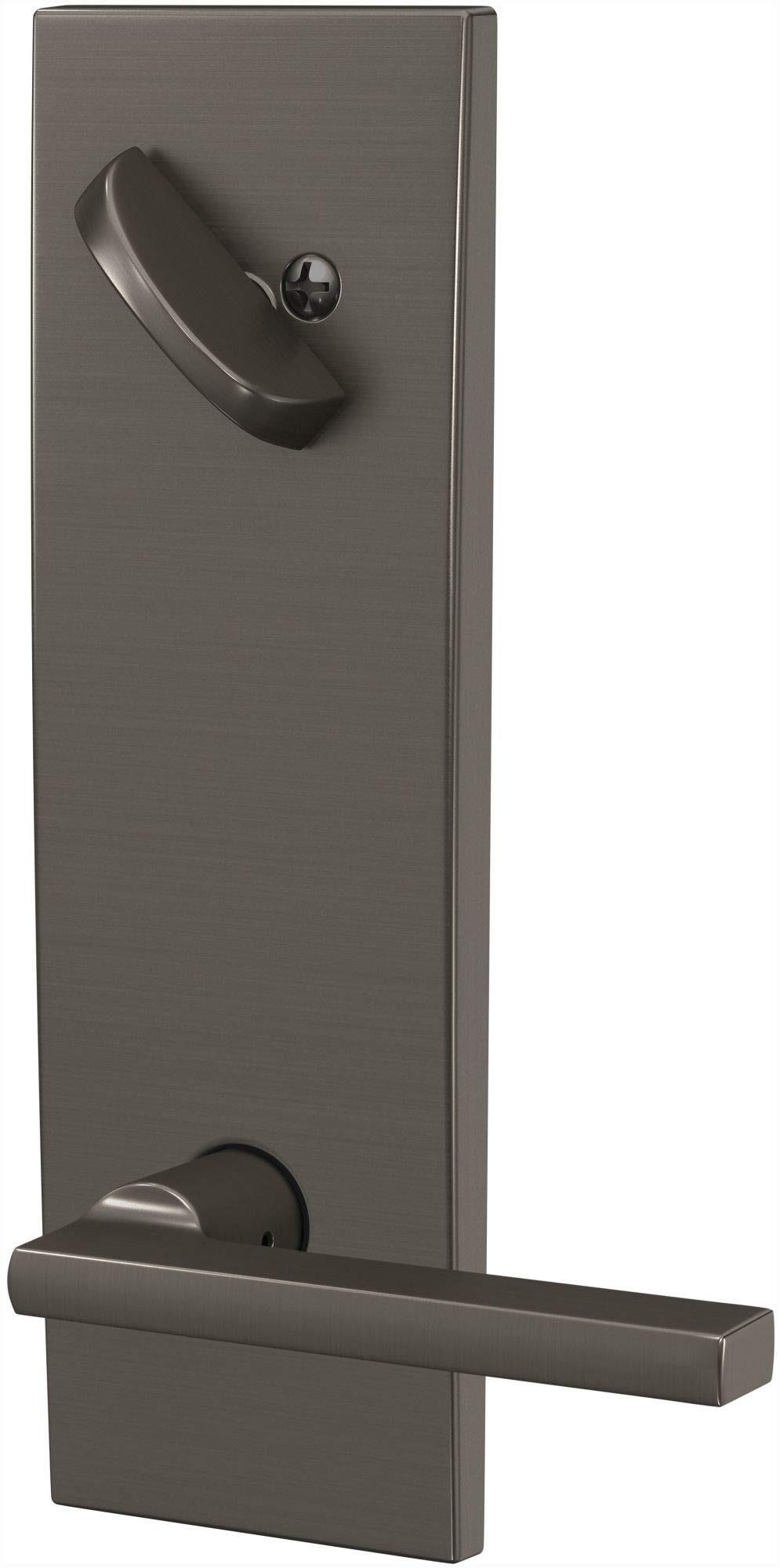 Schlage Custom FCT59LAT622CEN Century by Latitude Hanldeset, Matte Black