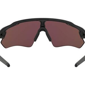 Oakley Radar EV Path Sunglasses (Matte Black Frame/Deep Prizm Water Polarized Lens) with Lens Cleaning Kit (Black)