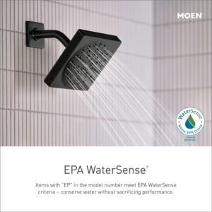 Moen TS2203EPBL Doux Posi-Temp Pressure Balancing Tub and Eco-Performance Shower Trim Kit, Valve Required, Matte Black