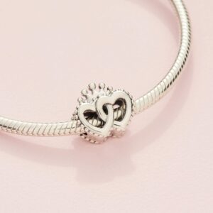 Pandora Jewelry United Regal Hearts Sterling Silver Charm