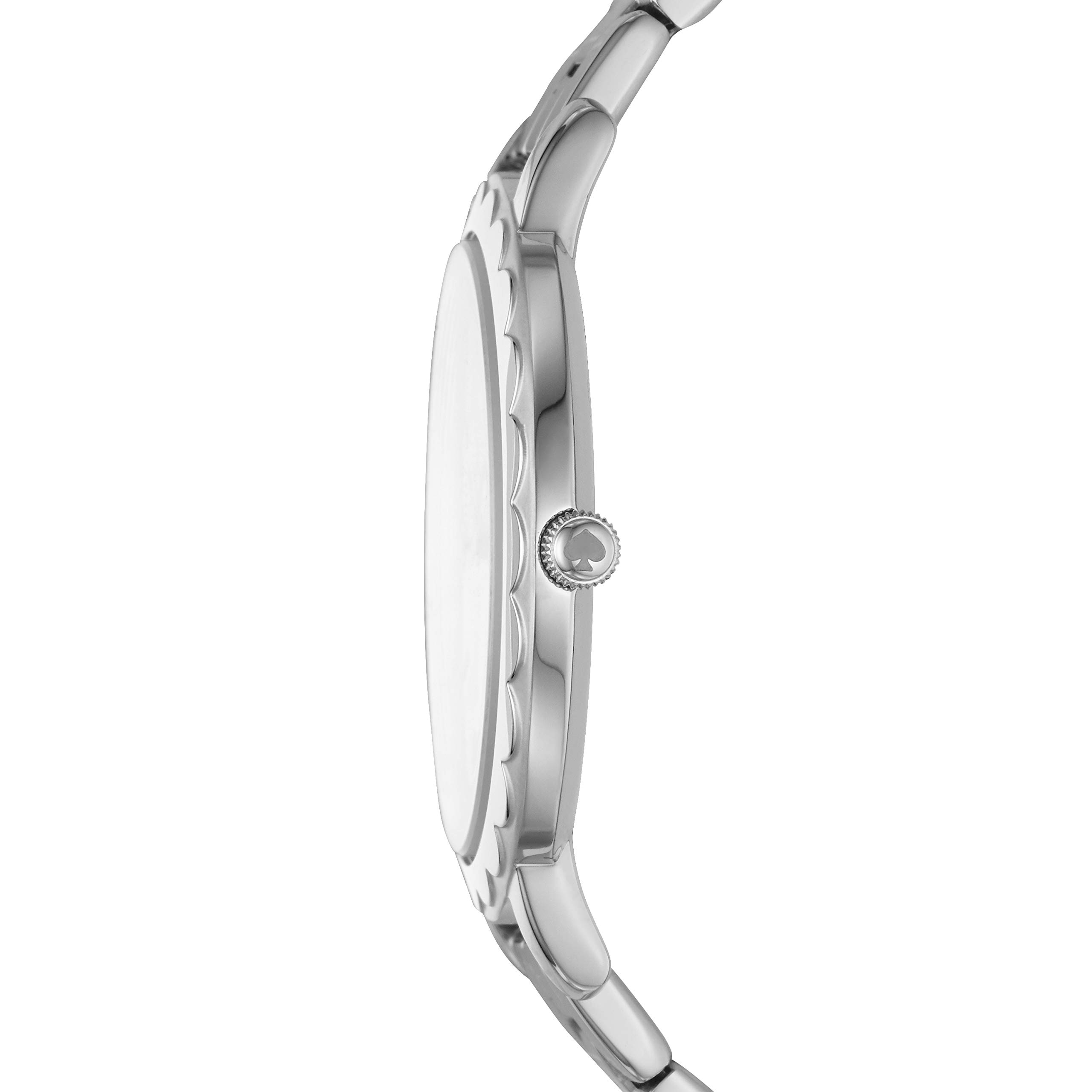 Kate Spade New York Women's Morningside Quartz Stainless Steel Three-Hand Watch, Color: Silver (Model: KSW1493)