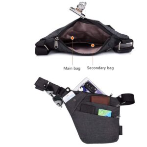 Malacoso Sling Bag Chest Crossbody Bag Personal Pocket Bag Anti-Theft for Cycling Hiking